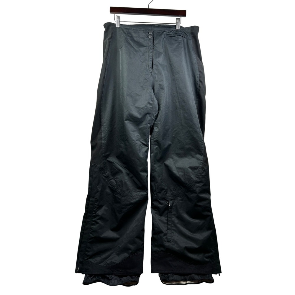 Obermeyer Ridgeline Ski Snow Pants Womens Size 14‎ Black Waterproof Insulated